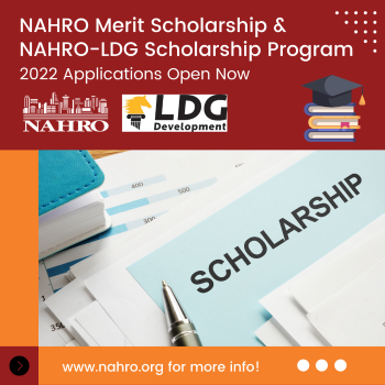 NAHRO Merit Scholarship & NAHRO-LDG Scholarship Program 2022 Applications Now Open